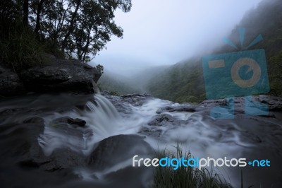 Morans Falls In Tamborine Mountains Stock Photo