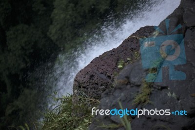 Morans Falls In Tamborine Mountains Stock Photo