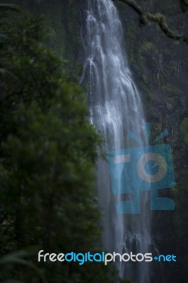 Morans Falls In Tamborine Mountains Stock Photo