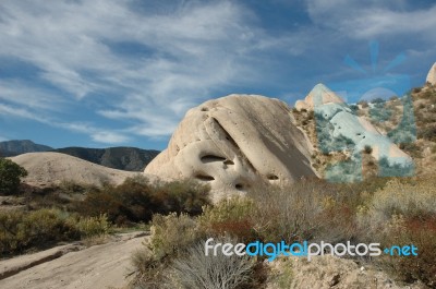 Mormon Rocks Stock Photo