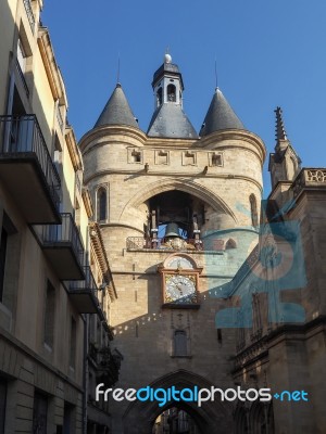 Morning Sunshine On The Gross Cloche In Bordeaux Stock Photo