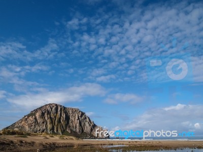 Morro Rock Bay Stock Photo