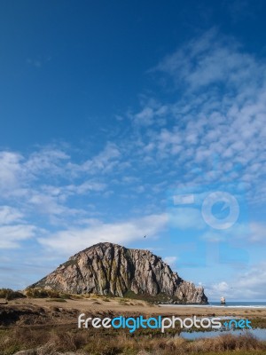 Morro Rock Bay Stock Photo