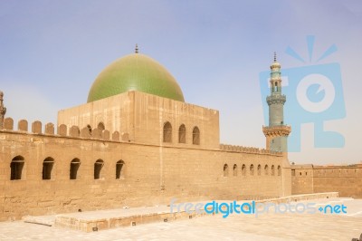 Mosque In The Saladin Citadel In Cairo, Egypt Stock Photo