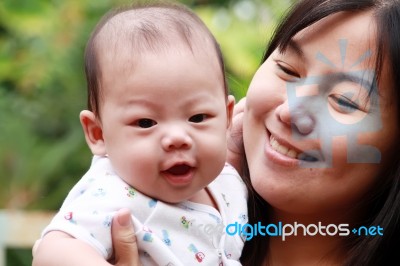 Mother And Baby Stock Photo