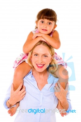 Mother And Daughter Stock Photo