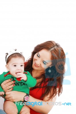 Mother And Daughter Stock Photo