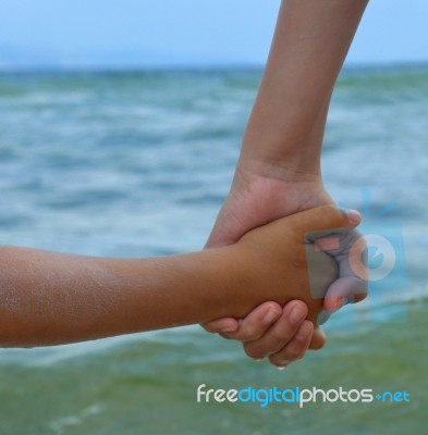 Mother And Son Stock Photo