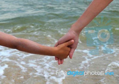 Mother And Son Stock Photo