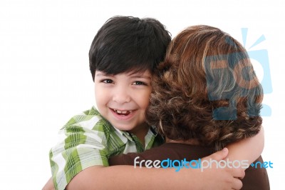 Mother And Son Stock Photo