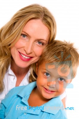 Mother And Son Stock Photo