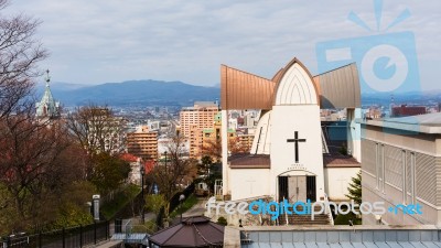 Motomachi District Cityscape Stock Photo