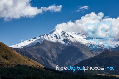 Mount Hutt Stock Photo