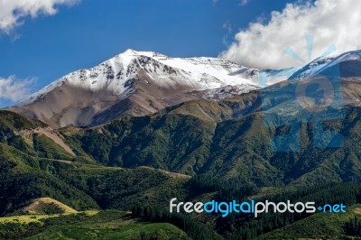 Mount Hutt Stock Photo