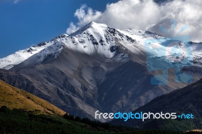 Mount Hutt Stock Photo