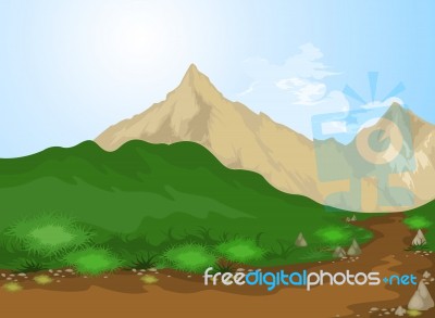 Mountain Landscape Stock Image