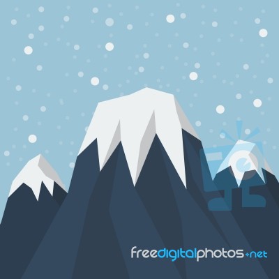 Mountain Peak Stock Image