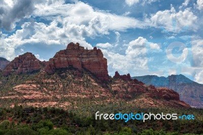 Mountains Near Sedona Arizona Stock Photo