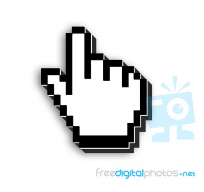 Mouse Pointer Stock Image