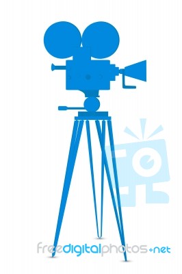 Movie Camera Stock Image