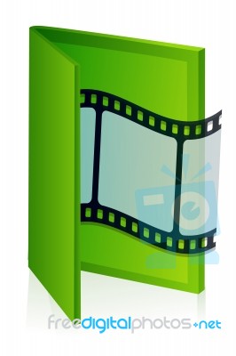 Movie Folder Stock Image