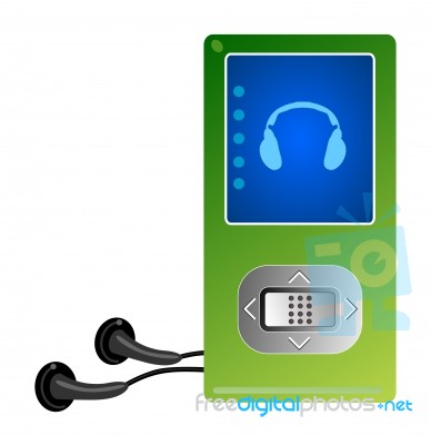 Mp3 Black Stock Image