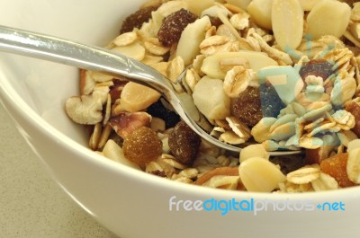 Muesli Stock Photo