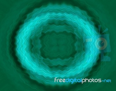 Multi-coloured Circular Pattern On Black Background Stock Image