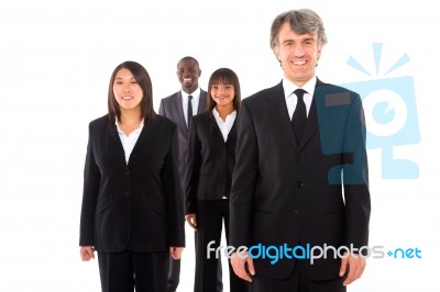 Multi-Ethnic Business People Stock Photo