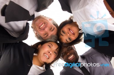 Multi Ethnic Business Team Stock Photo