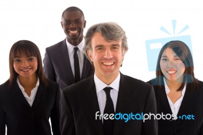 Multi Ethnic Business Team Stock Photo