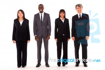 Multi-ethnic Team Stock Photo