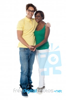 Multi-racial Couple Stock Photo