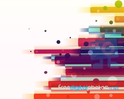 Multicolored Abstract Background Stock Image