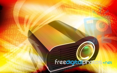 Multimedia Projector Stock Image