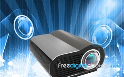 Multimedia Projector Stock Image