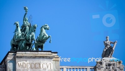 Museum Of Ethnography In Budapest Stock Photo