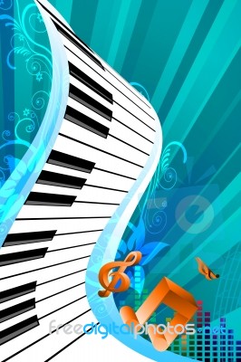 Music Card Stock Image