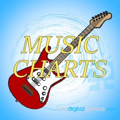 Music Charts Shows Sound Track And Audio Stock Image