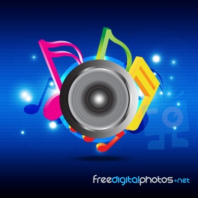 Music Festival Symbol Stock Image