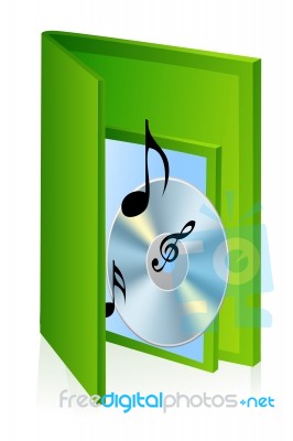 Music Folder Stock Image