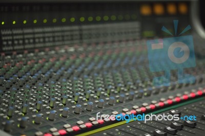 Music Mixer Stock Photo