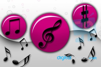 Music Notes Stock Image