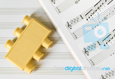 Music Notes Stock Photo