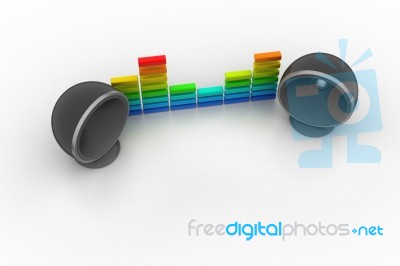 Music Speaker Stock Image