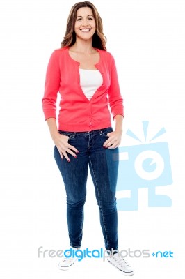 My Favorite Casual Style ! Stock Photo