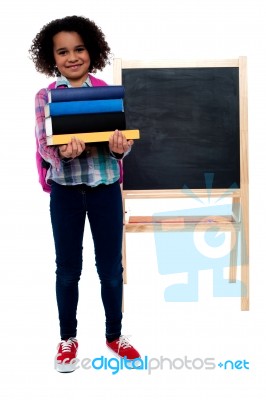 My First Day At School Stock Photo