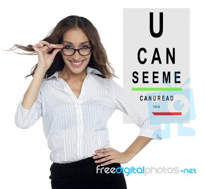 My Vision Is Better Now Stock Photo