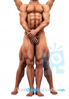 Naked Couple Stock Image