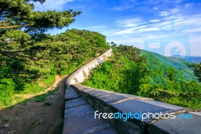 Namhansanseong Fortress In South Korea, Unesco World Heritage Site Stock Photo